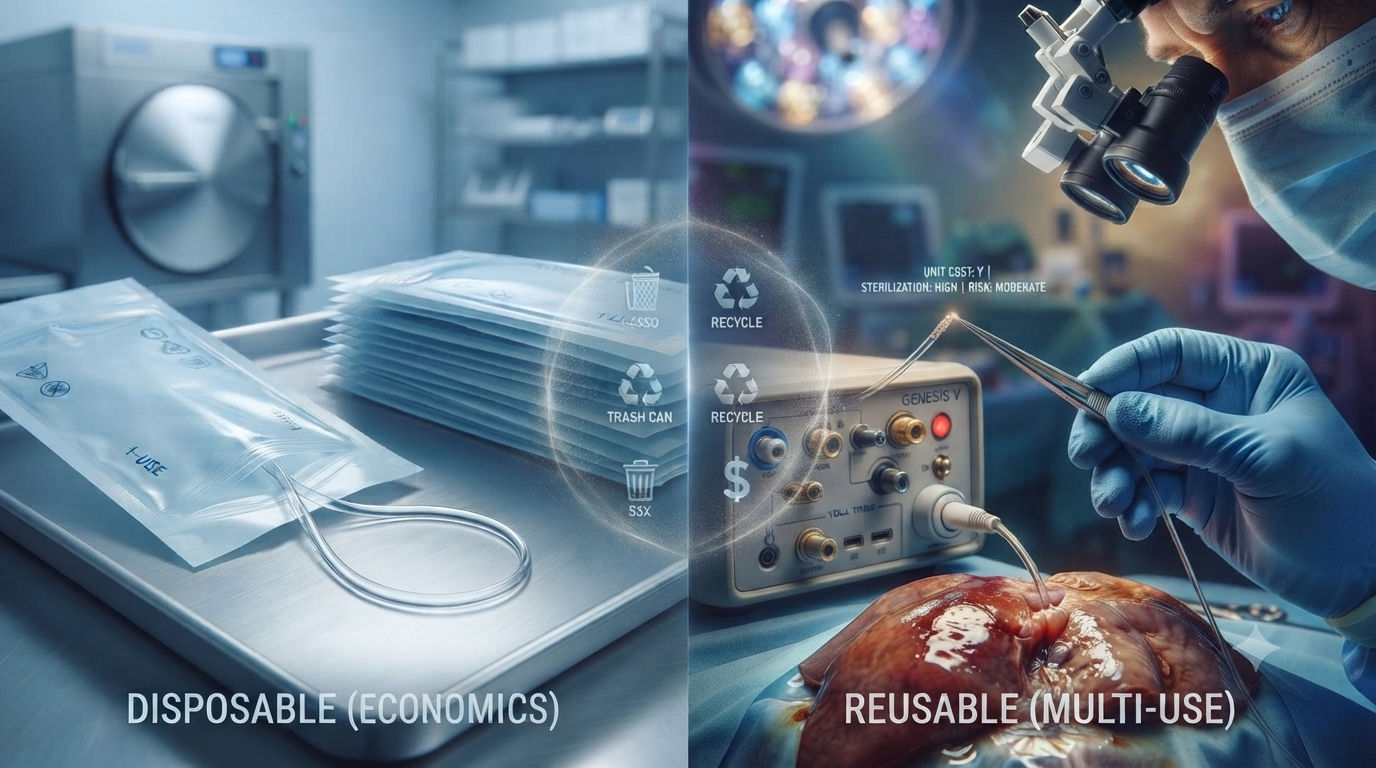 The Dichotomy of Longevity: Evaluating Reusable vs Disposable Medical Bare Fibers in Contemporary Surgical Economics